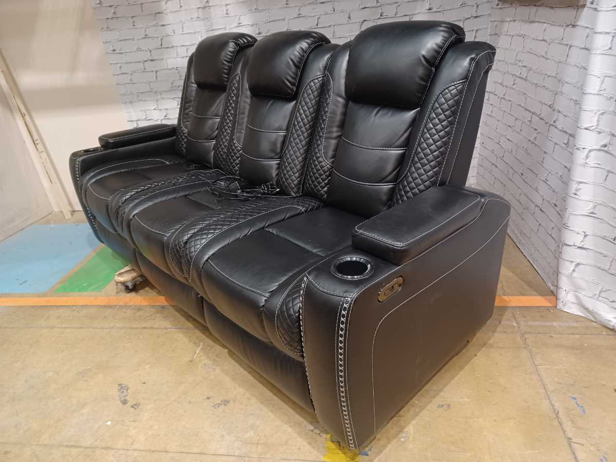 Party Time Power Reclining Sofa with Adjustable Headrest - Gallery Image 11